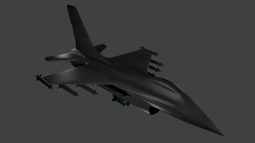F16 3D Model preview image